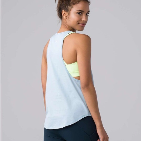 lululemon athletica Tops - NWT Lululemon Sweat Date Singlet Tank Top Blue 6